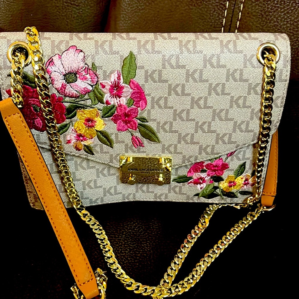 Karl lagerfield bag, basically brand new